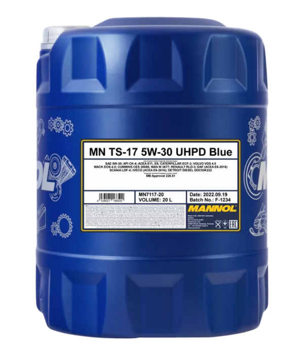 MANNOL TS-17 BLUE UHPD 5W30