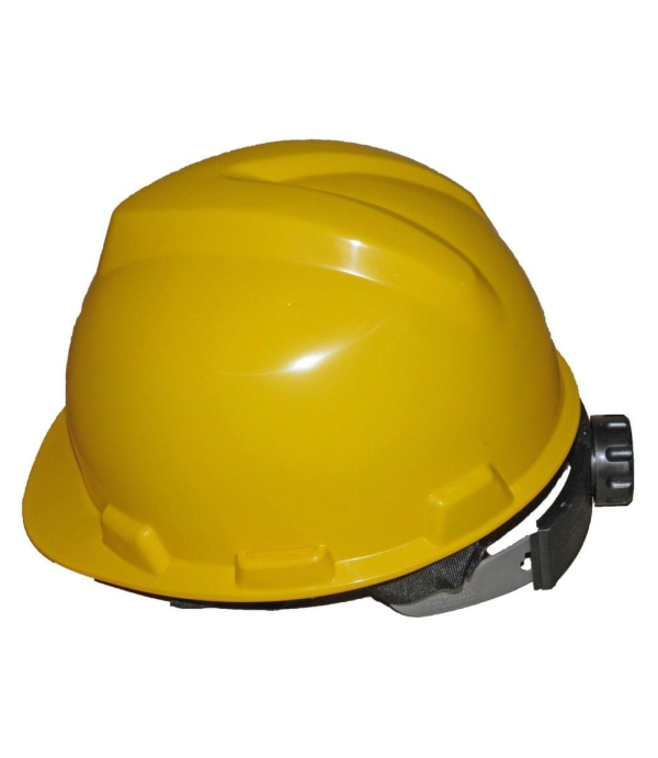 Cască protecție galbenă